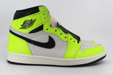 Nike Air Jordan 1 Retro High OG Visionaire Volt Black Sail 555088-702 UK 9.5