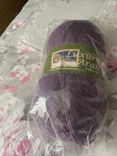 Luxury Aran By Sheena Anne In Deep Purple Shade 1 X 300 Gram Ball