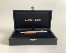Rare Yard O Led Esprit Pocket Ball Pen in Yellow, Exceptional Unused Condition! 