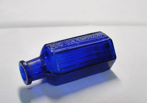 Vintage tiny blue poison - vintage,