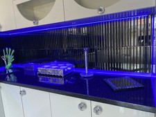 Black Strip Glass Mosaic