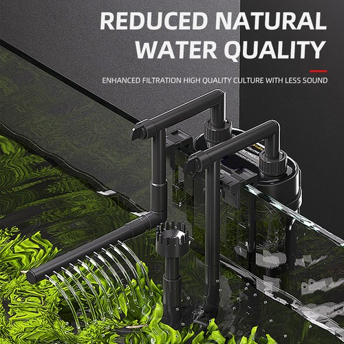 Wall mounted fish tank - wall, filter