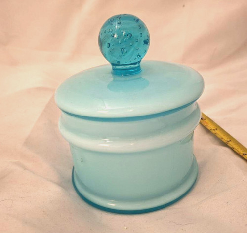 Carlo moretti blue cased glass - cased,