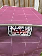 Sholley Trolley Mulberry Plum Folding Shopping Aid with 6 Wheels and Brakes