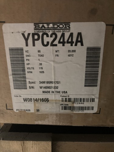 Baldor reliance ypc244a - baldor-reliance,