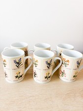 Waterside Fine China Mugs 6pc