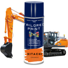 ORANGE AEROSOL SPRAY PAINT FOR HITACHI ZAXIS ZX 10 17 19 26 MICRO MINI DIGGER