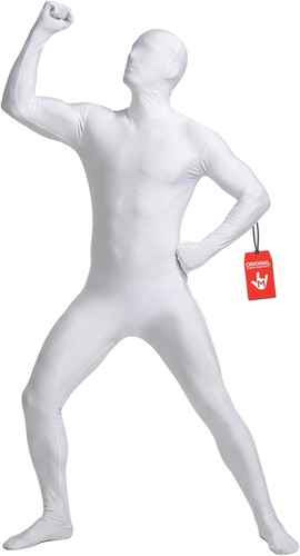 Adult white morphsuit xxl - white,