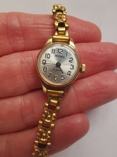 Vintage sekonda gold - vintage, plated