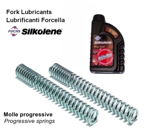 Fork springs kit oil 1lt - springs,