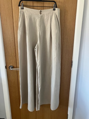 Bnwt zara sand palazzo - sand,
