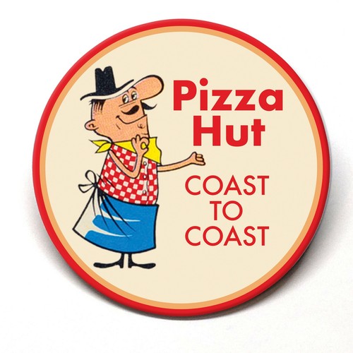 Pizza hut pete - pizza, magnet