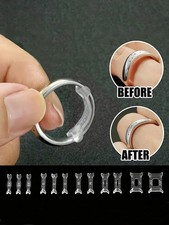 12Pcs Silicone Ring Size Adjuster Invisible Resizer Reducer for Loose Rings