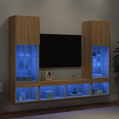5pc wall units media - tv,