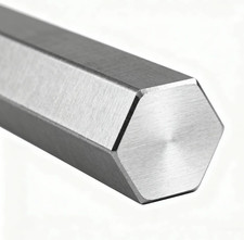 EN1A mild steel hexagonal bar