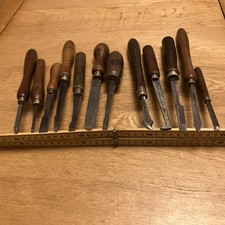 Woodturning chisels 12 rare