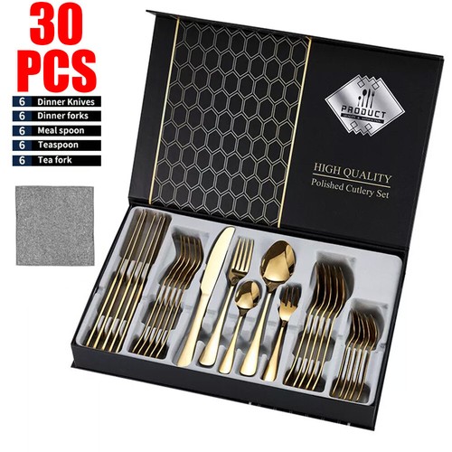 30x cutlery dinner set - dinner,