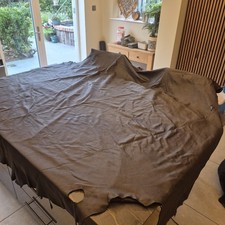 Whole Leather Hide Dark Brown Minimum 4sq Metres