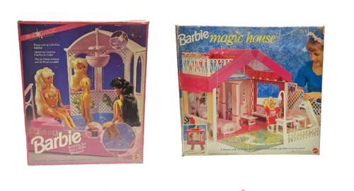 Barbie magic house bubbling - barbie,