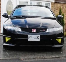 Honda Civic Type R Fog light covers FN2/FK3 etc ( YELLOW TINT )