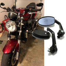 2x Motorcycle 7/8'' Bar End Rear Mirrors For Suzuki SV650 SV650S SV1000 SV1000S