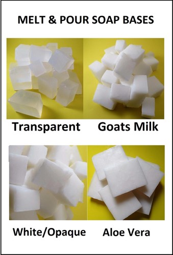 White opaque melt and - white,
