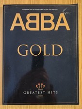 ABBA GOLD - GREATEST HITS - VOICE PIANO GUITAR - SONG BOOK -GC -FREEPOST