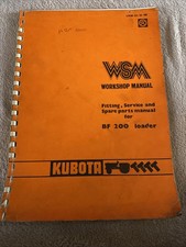 Kubota BF 200 Loader Workshop