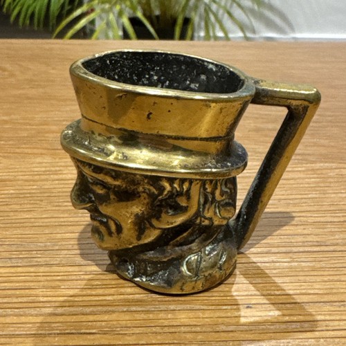 Vintage miniature brass toby - vintage,