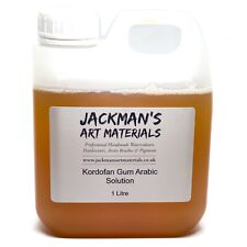 Kordofan Gum Arabic Solution 1 Litre - Jackman’s Art Materials