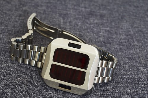 Vintage led watch stainless - led,