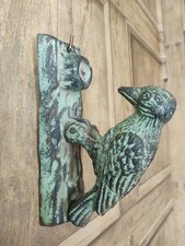 VINTAGE STYLE WOODPECKER DOOR