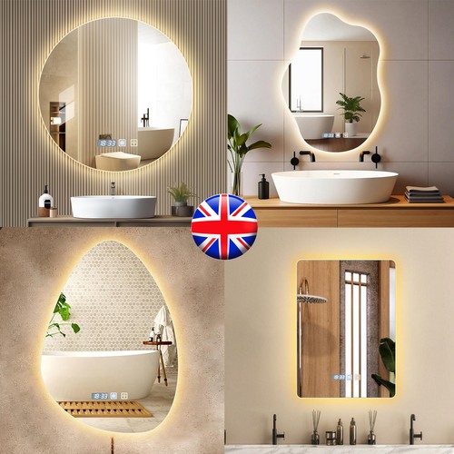 Illuminated bathroom mirror - bathroom,