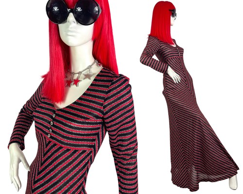 1960s vintage lurex striped