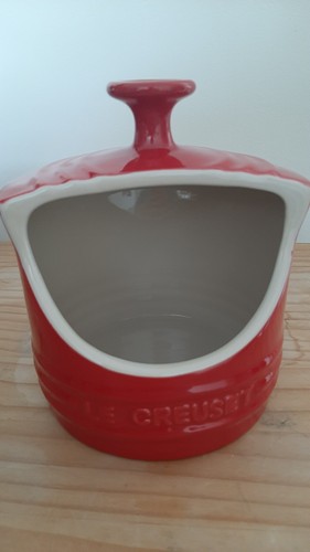Creuset red stoneware - stoneware, salt