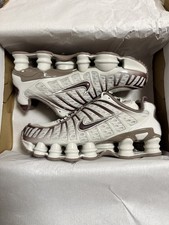 Size UK 4 - Nike Shox TL White Black Brown Burgundy Trainers Women’s - RRP £155!