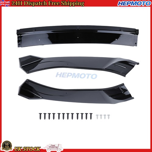 Gloss black front splitter - gloss,