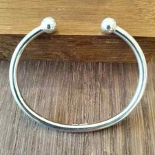 Solid Torque Bangle 925 Silver Torque Bangle Men's Torque Bangle Silver Bangle