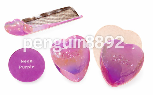 Refa neon purple - heart, brush