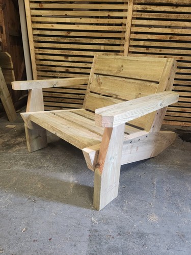 Adirondack wooden chair - wooden,