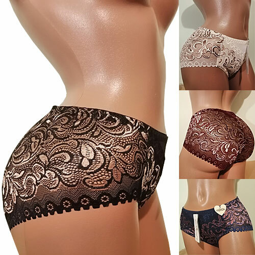 Women lace midi briefs size - lace,