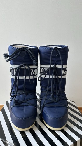 Moon boot icon blue - moon, nylon