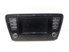 GENUINE 2015 SKODA OCTAVIA  5E0919605D RADIO DISPLAY