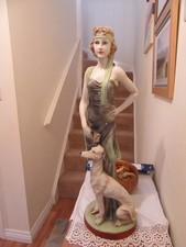 Art Deco Style  Lady and