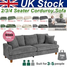 3/4 Seater Corduroy Sofa Jumbo