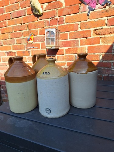 Antique stoneware rum - antique,