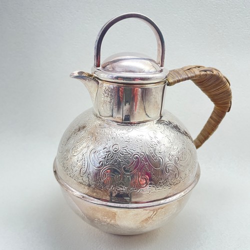 Vintage silver plated teapot - plated,
