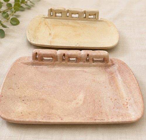 Vintage soapstone elephant - soapstone,