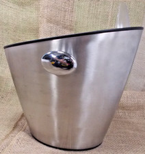 MCM  Michael Graves Ice Bucket Retro W/ Lid + Scoop Stainless Steel 