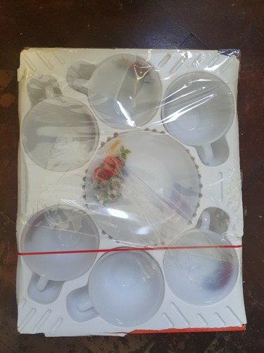 Vintage arcopal glass floral - arcopal,